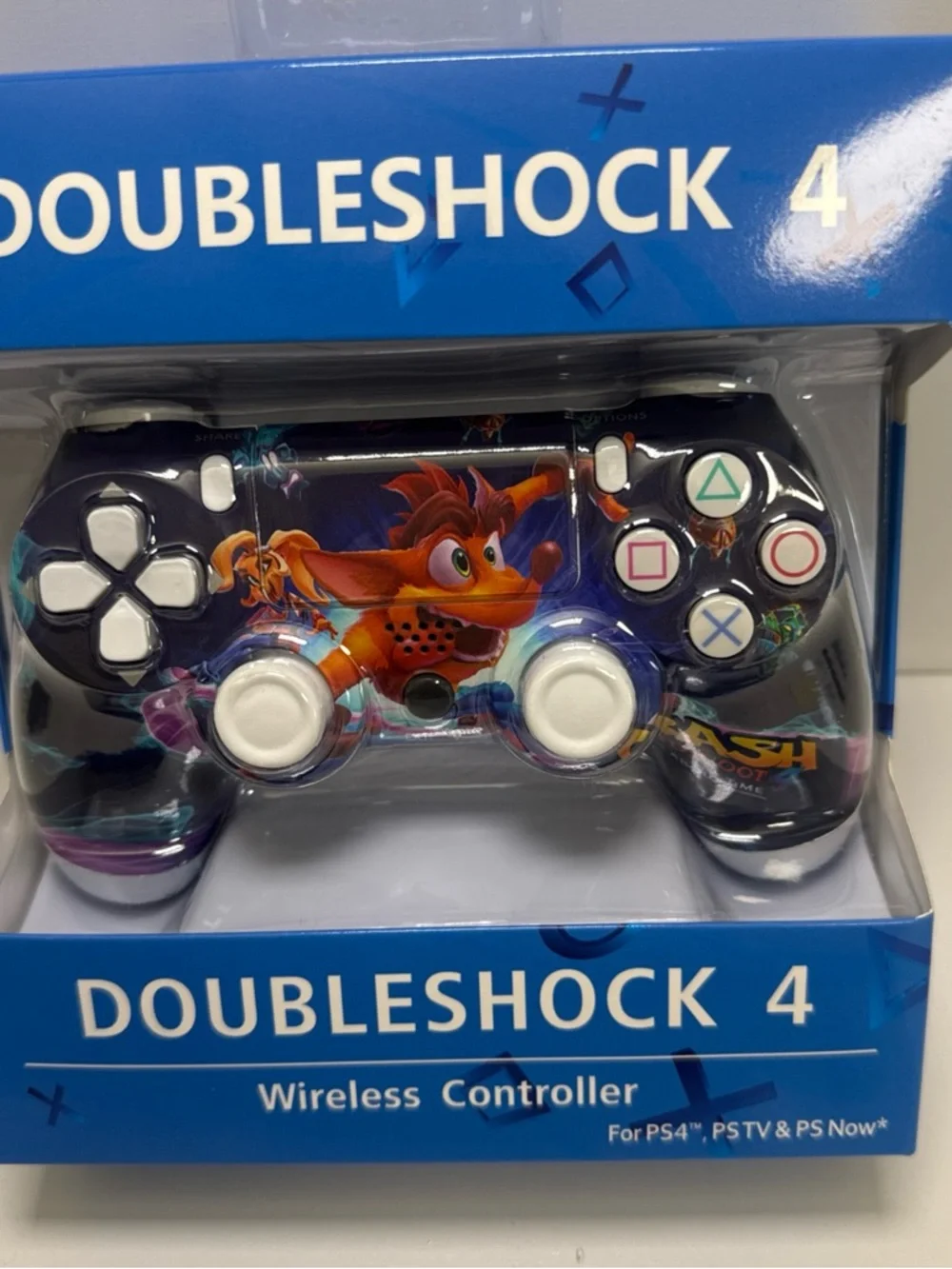 Doubleshock 4 Wireless Controller - Black with Colorful Character Artwork